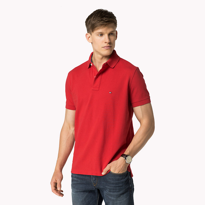 Поло Tommy Hilfiger с логотипом мужские