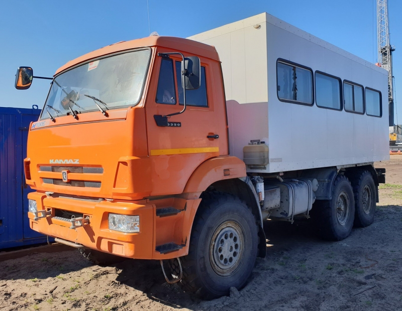 Продам вахтовый автобус Камаз 5350, 6х6, бу