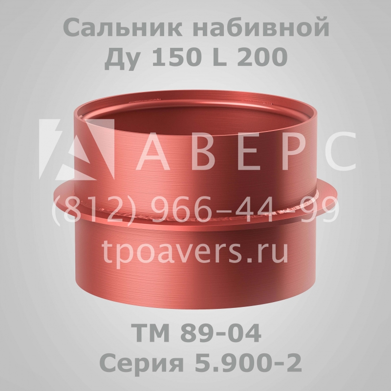 Сальник набивной Ду 150 L 200 ТМ 89-04 Серия 5.900-2