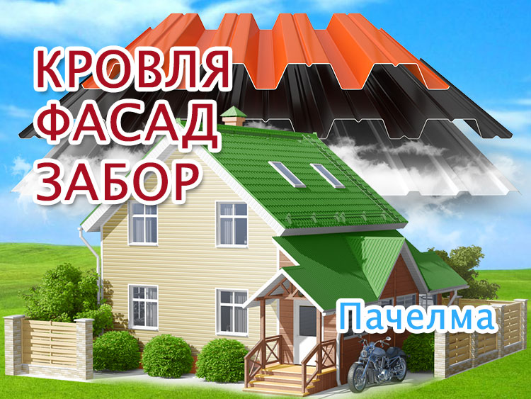 Ремонт дома в Пачелме - обшивка фасада, замена кровли