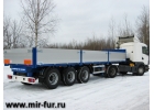 Длинномер шаланда бортовая фура 12м. 20 тонн